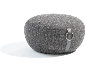 PUCCA 0542 - Upholstered fabric pouf by Blå Station - view 2
